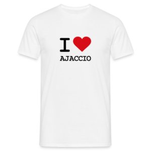 T-shirt (Femme) I love Ajaccio